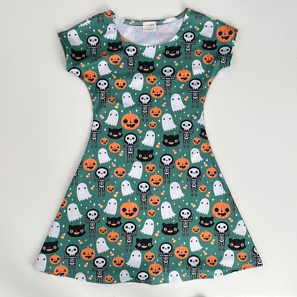 Em and Sprout Halloween Dress, Skater Fit and Flare, size S - Picture 1 of 4